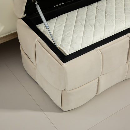 Ottoman Stool Beige