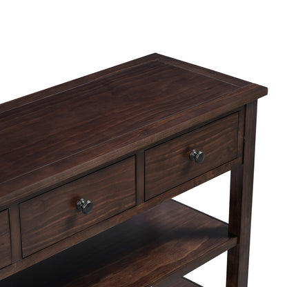 Retro Console Table Pine