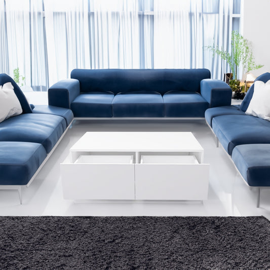 High Gloss Coffee Table with RGB Control