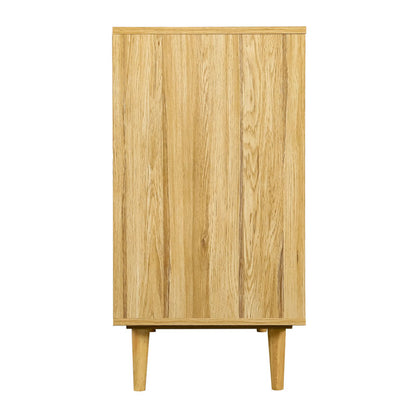 Rattan Storage Cabinet with Doors