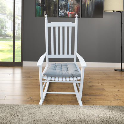 Wooden Porch Rocking Chair White