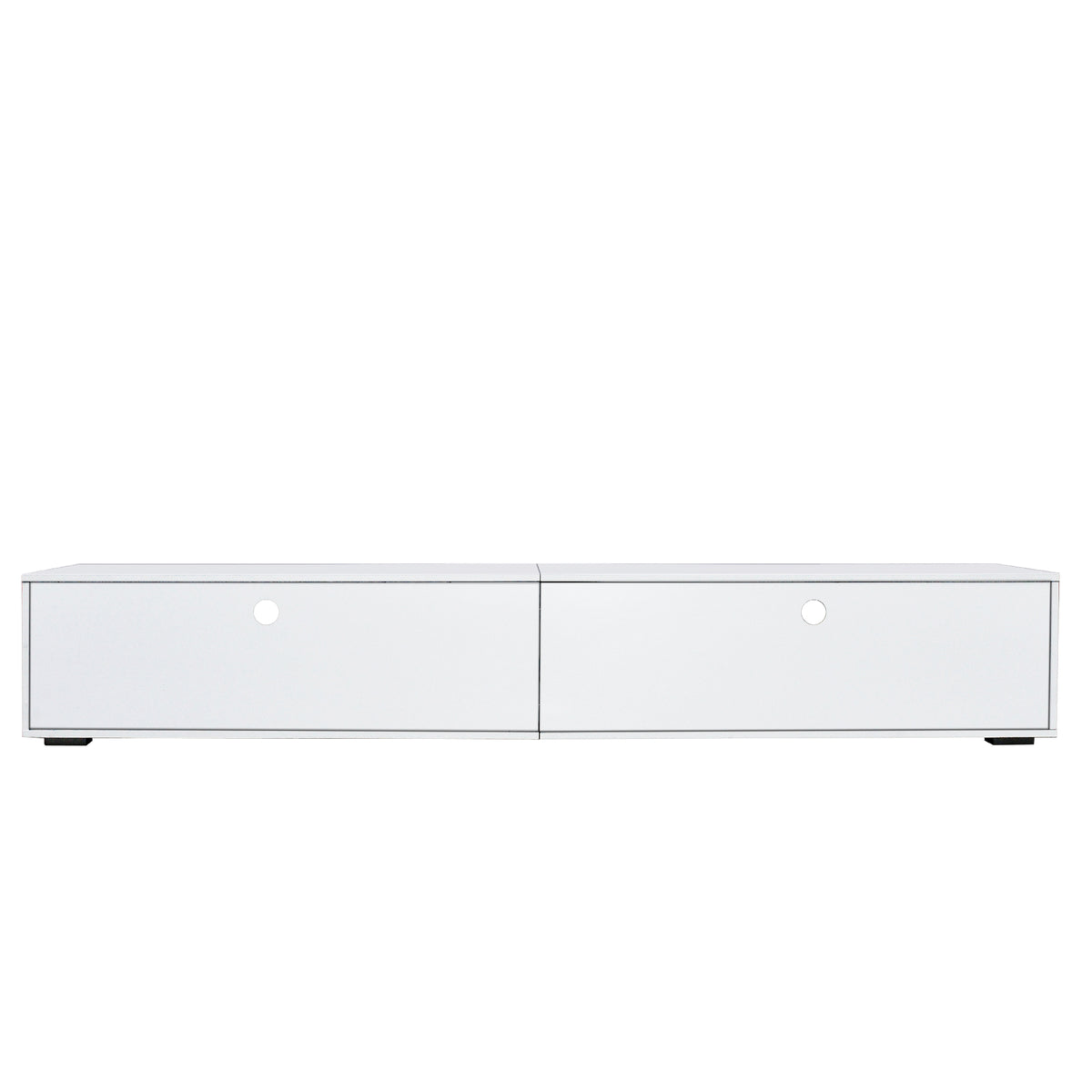 White LED TV Stand – 90”