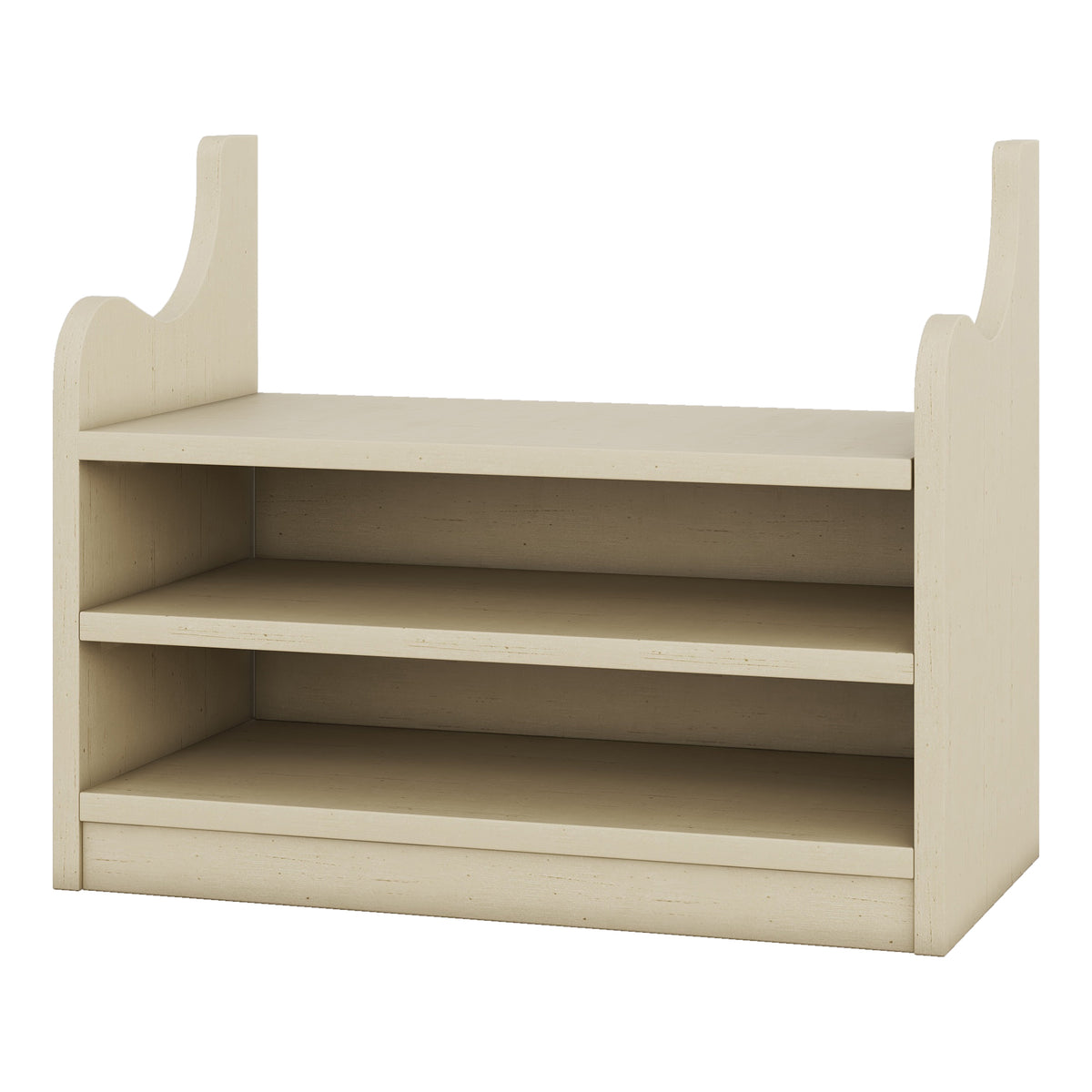 Hall Tree Cabinet Beige