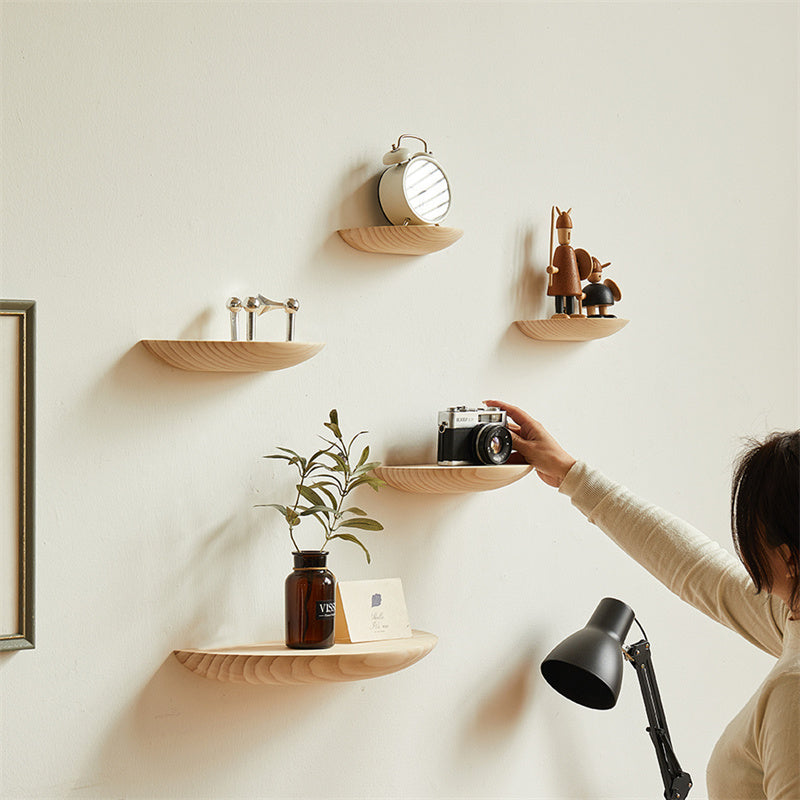 Semicircle Wall Shelf Display Stand