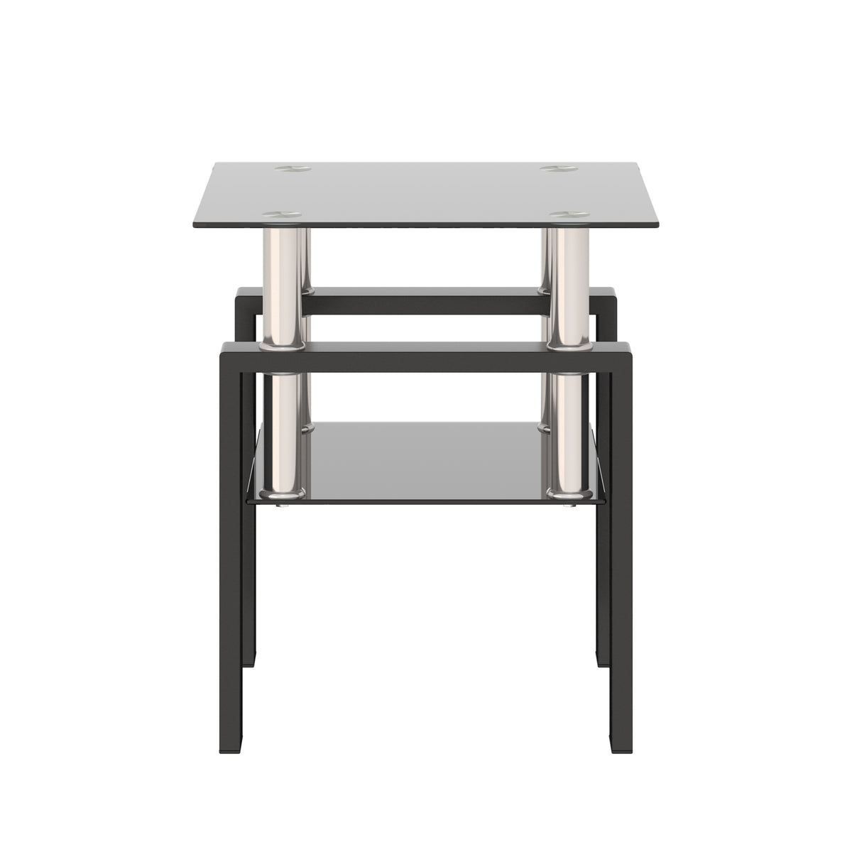 Black Glass Coffee Table – Square