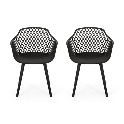 Poppy Fabric Accent Chair Gray