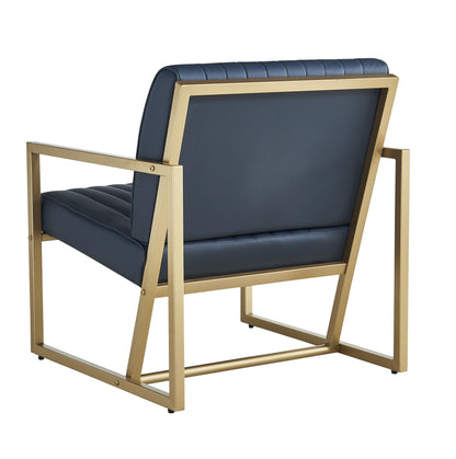 Modern PU Leather Dining Chair Black