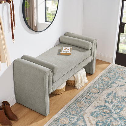 Bedroom Storage Island Cabinet Gray