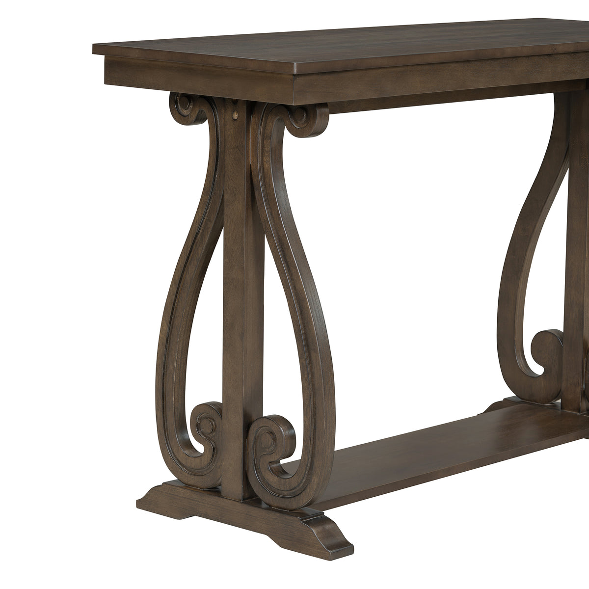 Walnut Farmhouse Console Table – 48”