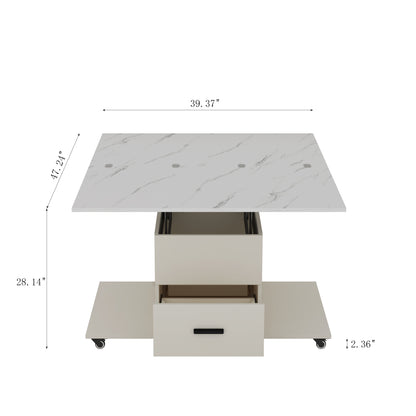 Modern Lift-Top Coffee Table – Expandable Design