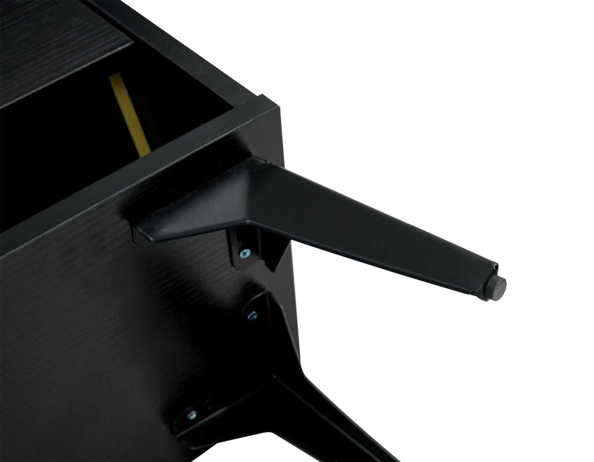 Black Shoe Storage Cabinet