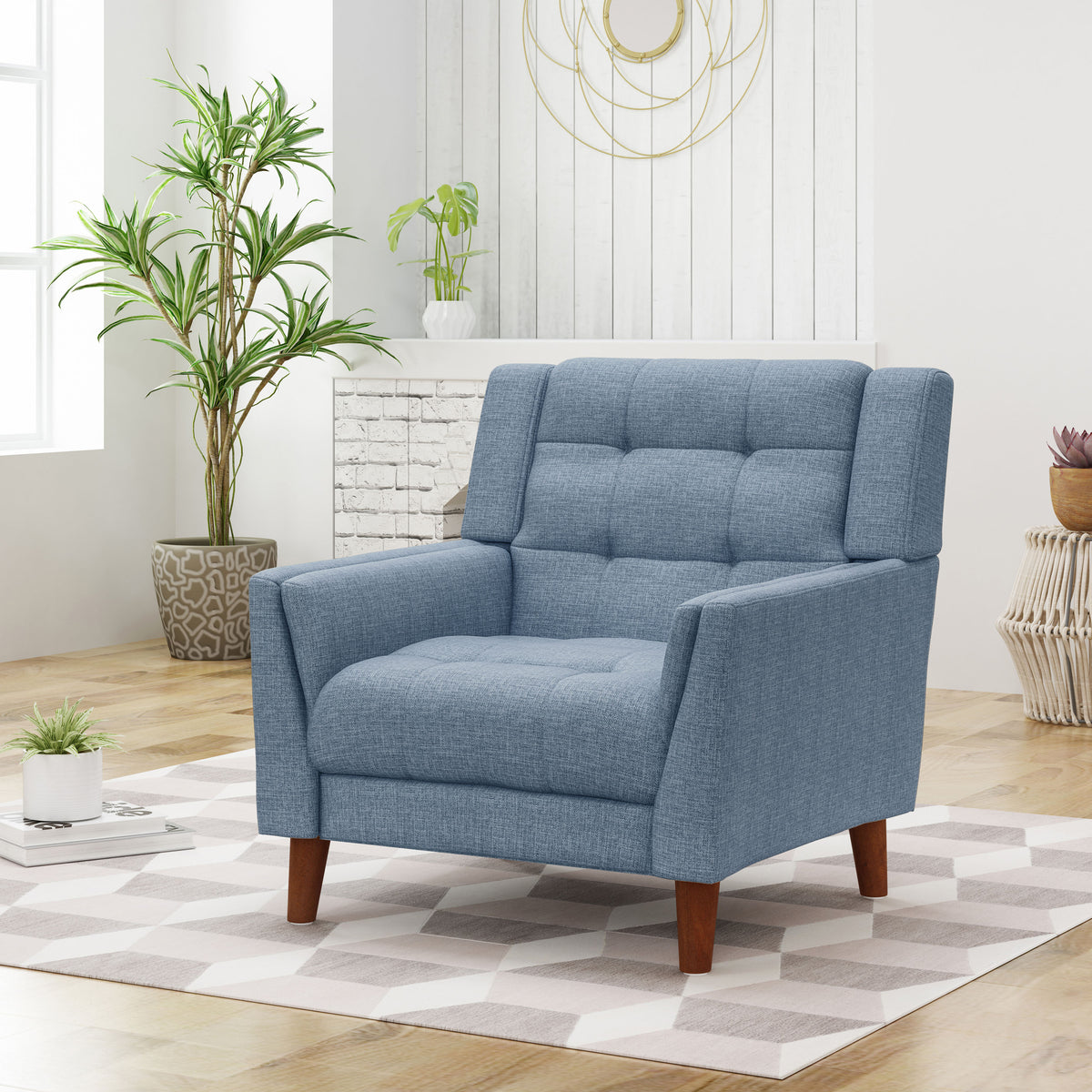 Greenmount Upholstered Armchair Beige