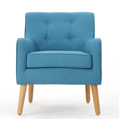 Teal Upholstered Accent Chair
