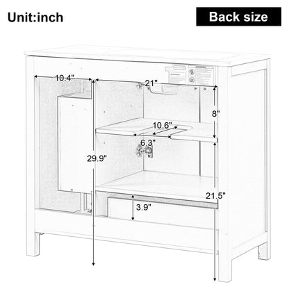 36-Inch Bathroom Vanity with Sink and Drawer