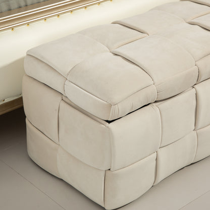 Ottoman Stool Beige