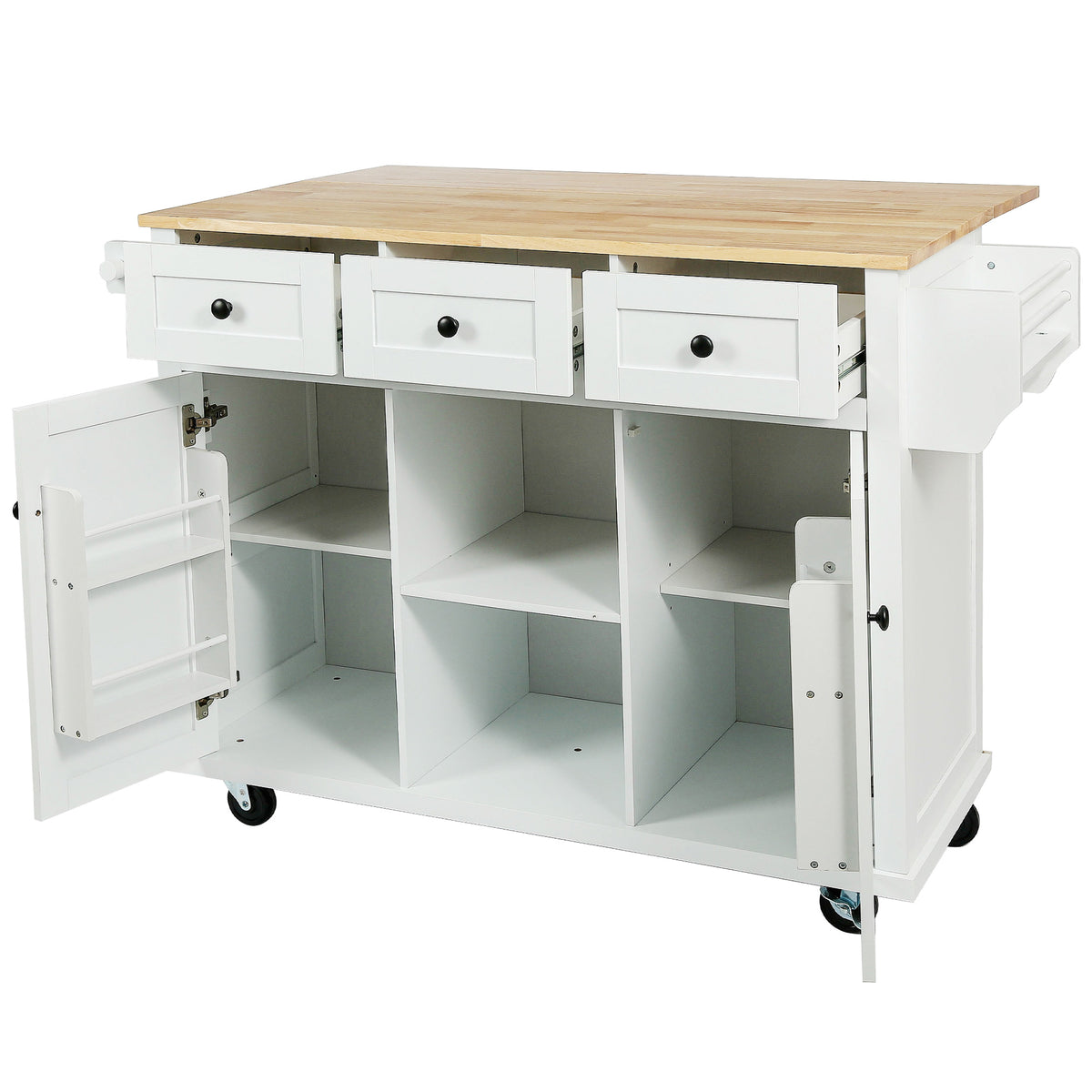 Kitchen Island Cart White