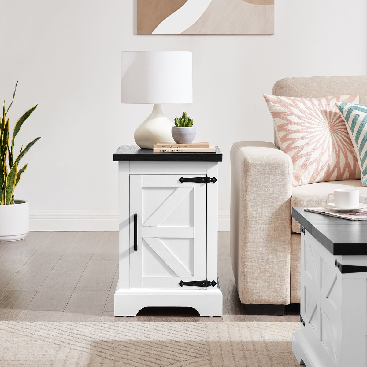 Farmhouse Nightstand – Natural Pine Finish