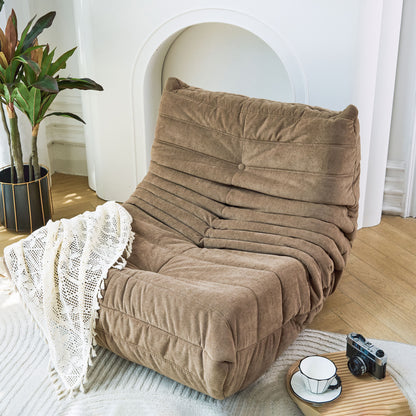 Floor Bean Bag Chair Gray