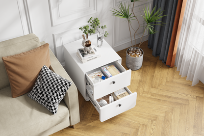 Modern Nightstand Cabinet with Storage