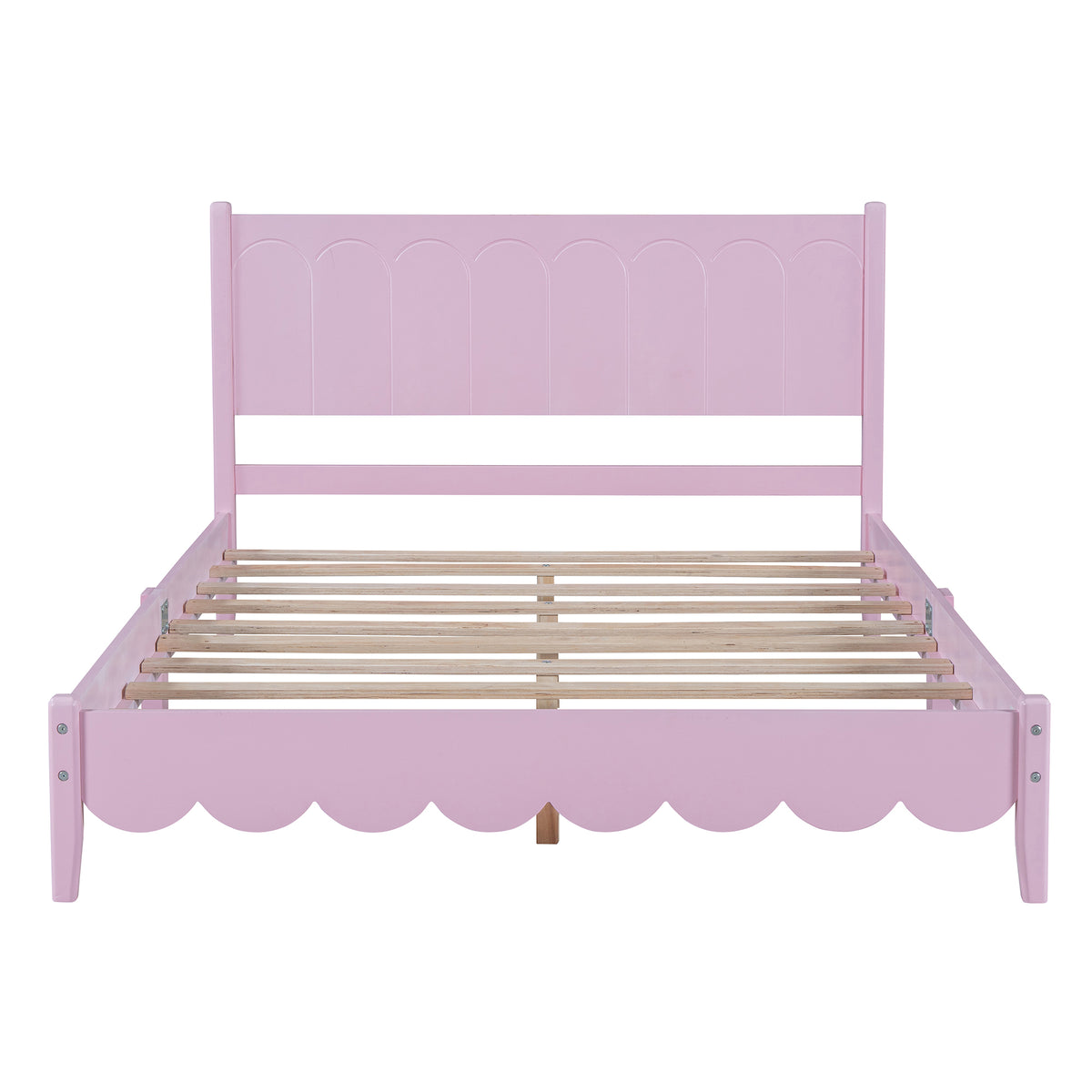Full Platform Bed Pink