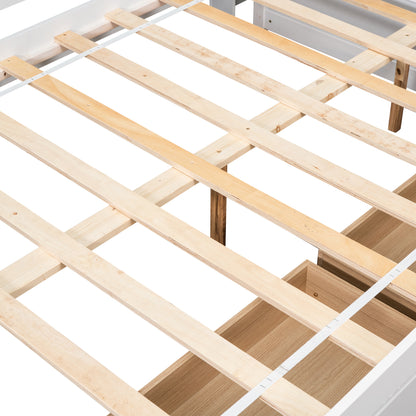 Full Storage Bed White