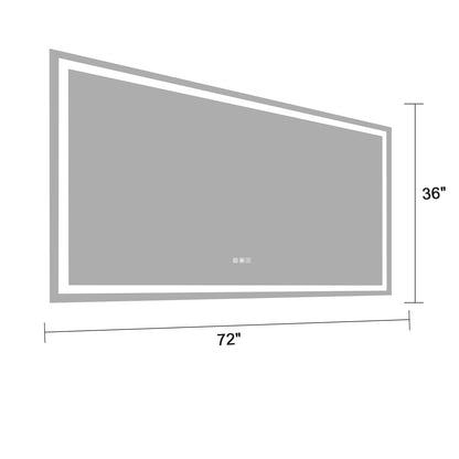 LED Bathroom Mirror Anti-Fog