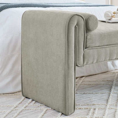 Bedroom Storage Island Cabinet Gray