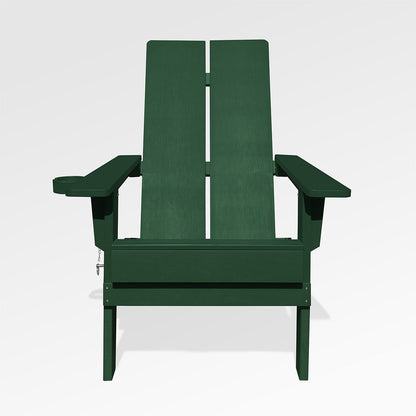 Modern 2-Panel Folding Adirondack Chair