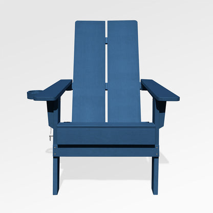 Modern 2-Panel Folding Adirondack Chair