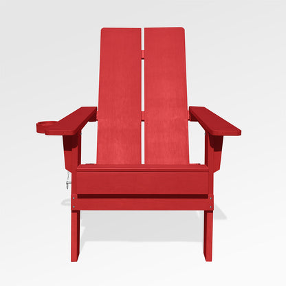 Modern 2-Panel Folding Adirondack Chair