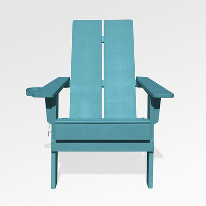 Modern 2-Panel Folding Adirondack Chair