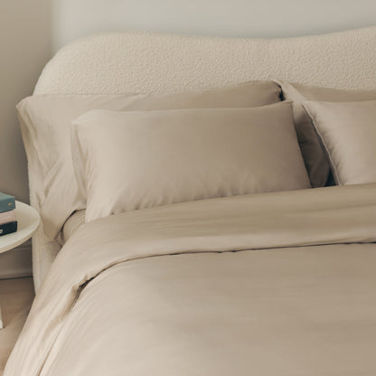 Organic Bamboo Sateen Duvet Cover Set