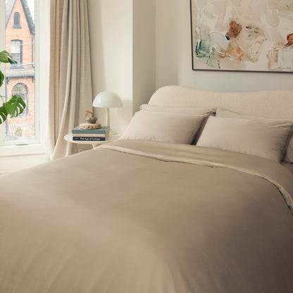 Organic Bamboo Sateen Duvet Cover Set
