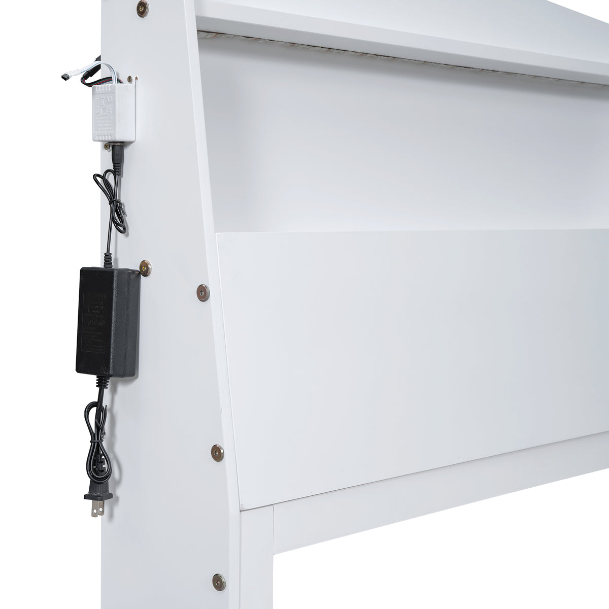 Twin Platform Bed White