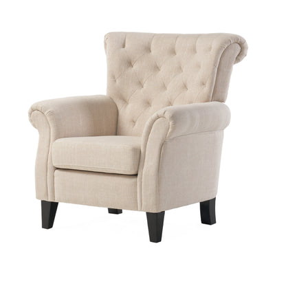 Springfield Tufted Accent Chair Gray