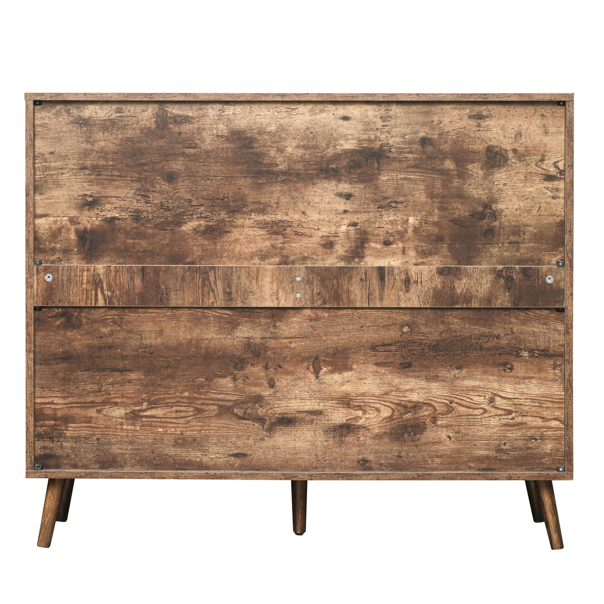 4-Door Freestanding Shoe Cabinet with Storage Shelves