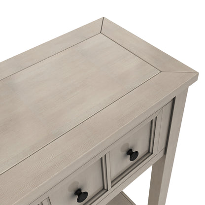Rustic Entryway Console Table