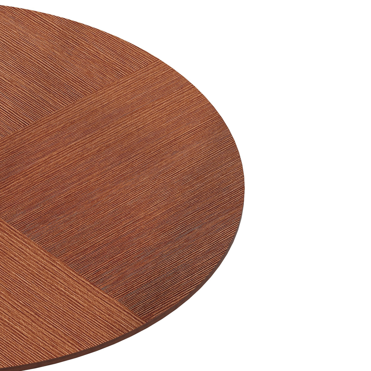 42” Oak Grain Round Dining Table