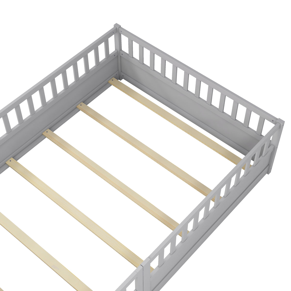 Montessori Floor Bed Gray