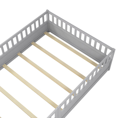 Montessori Floor Bed Gray