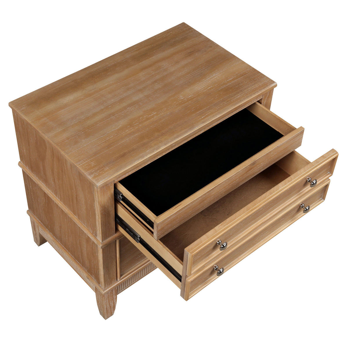 Hazel 3-Drawer Side Table Natural