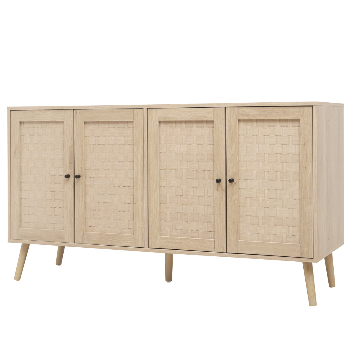 4-Door Accent Sideboard with Adjustable Shelves