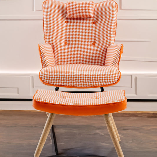 Plush Teddy Rocking Chair – Beige
