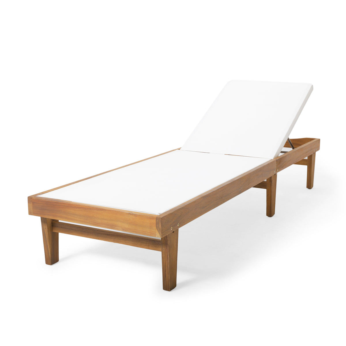 Summerland Outdoor Chaise Lounge – Beige Mesh