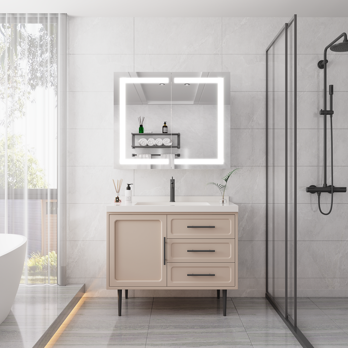 LED Vanity Mirror Medicine Cabinet