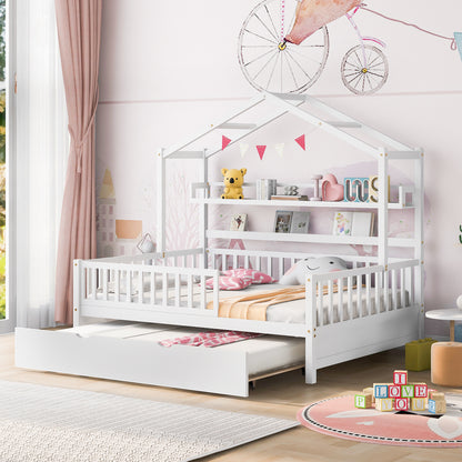 Full House Bed White