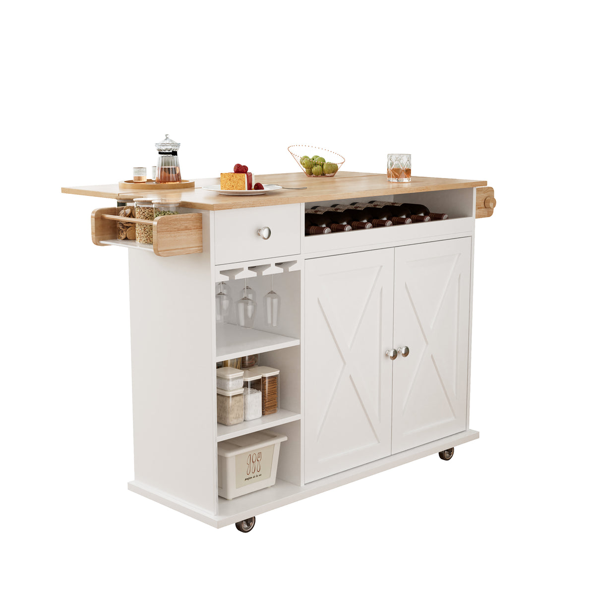Kitchen Island Cart White Oak
