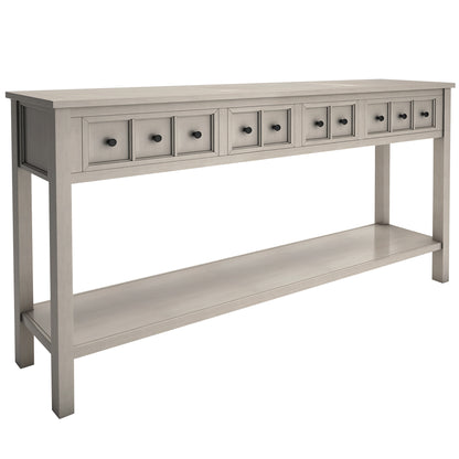 Rustic Entryway Console Table