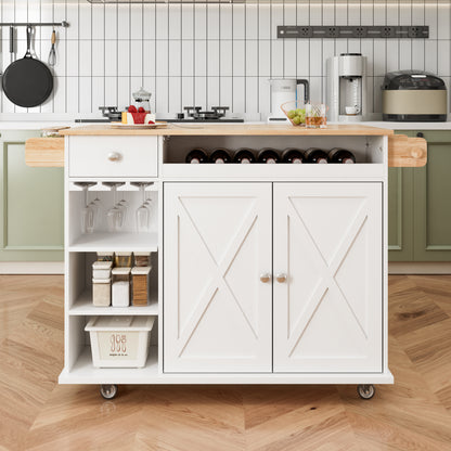 Kitchen Island Cart White Oak