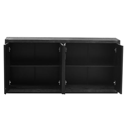 U-Style Sideboard with Ash Veneer Finish